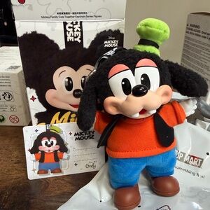 Disney Goofy Action Figure - Black, Orange, Blue
